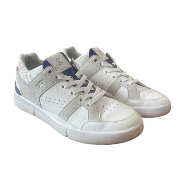 On The Roger Clubhouse White Blue Sand Sneakers Size 7 Tennis Pickleball - Picture 2 of 8